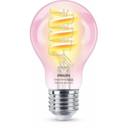 Philips Smart - Bombilla con filamento LED - forma: A60 - transparente