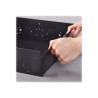In-wal box with flange and without cover in black