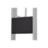 In-wal box with flange and with cover in black