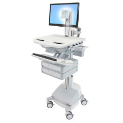 Styleview Cart With Lcd Pivot Sla Powered 2 Drawers Eu | APLIUM