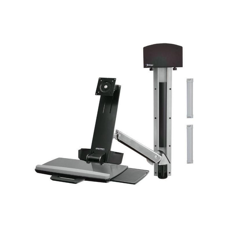 Sv Combo Arm No Worksurface Pre-config Small CPU Holder | APLIUM