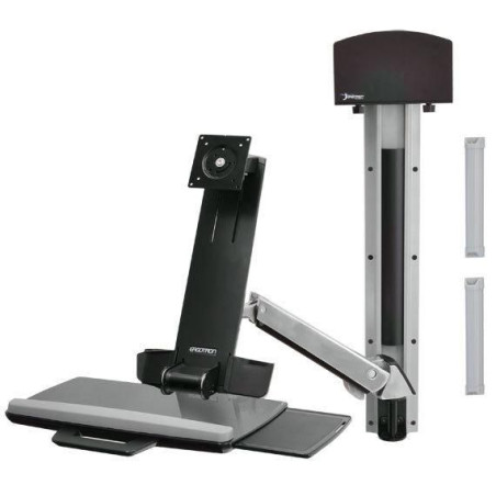 Sv Combo Arm No Worksurface Pre-config Small CPU Holder | APLIUM