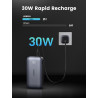 Ugreen 10000mAh Mini Powerbank Quick Charging 30W Gris | APLIUM