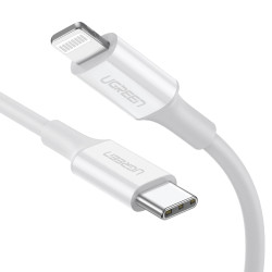 Ugreen 10493 cable de conector Lightning 1 m Blanco | APLIUM