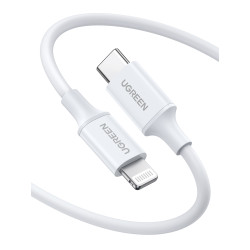 Ugreen 10493 cable de conector Lightning 1 m Blanco | APLIUM