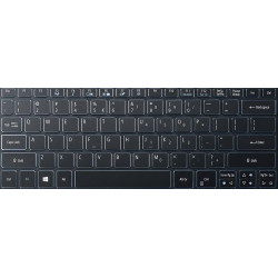 KEYBD.NORDIC.BL.W/TP