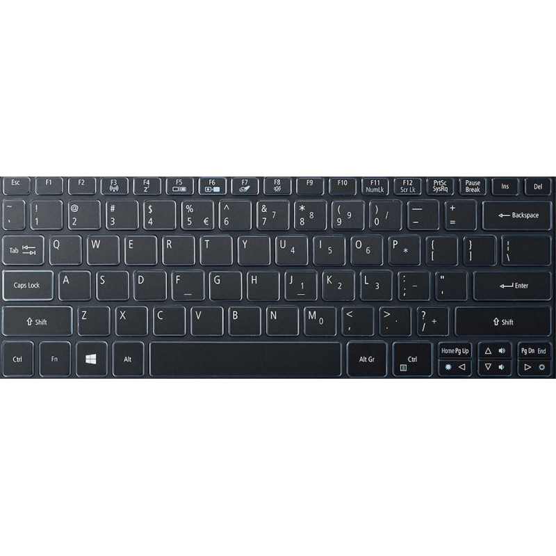 KEYBD.NORDIC.BL.W/TP