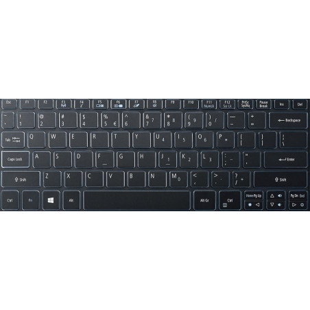 KEYBD.NORDIC.BL.W/TP