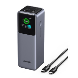 Ugreen 25000mAh 200W Fast Charging Powerbank Gris | APLIUM