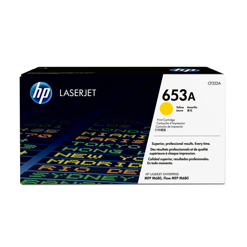 HP 653A Yellow LaserJet Toner Cartridge
