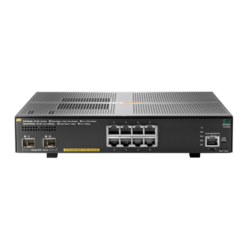 ARUBA 2930F 8G POE+ 2SFP+
