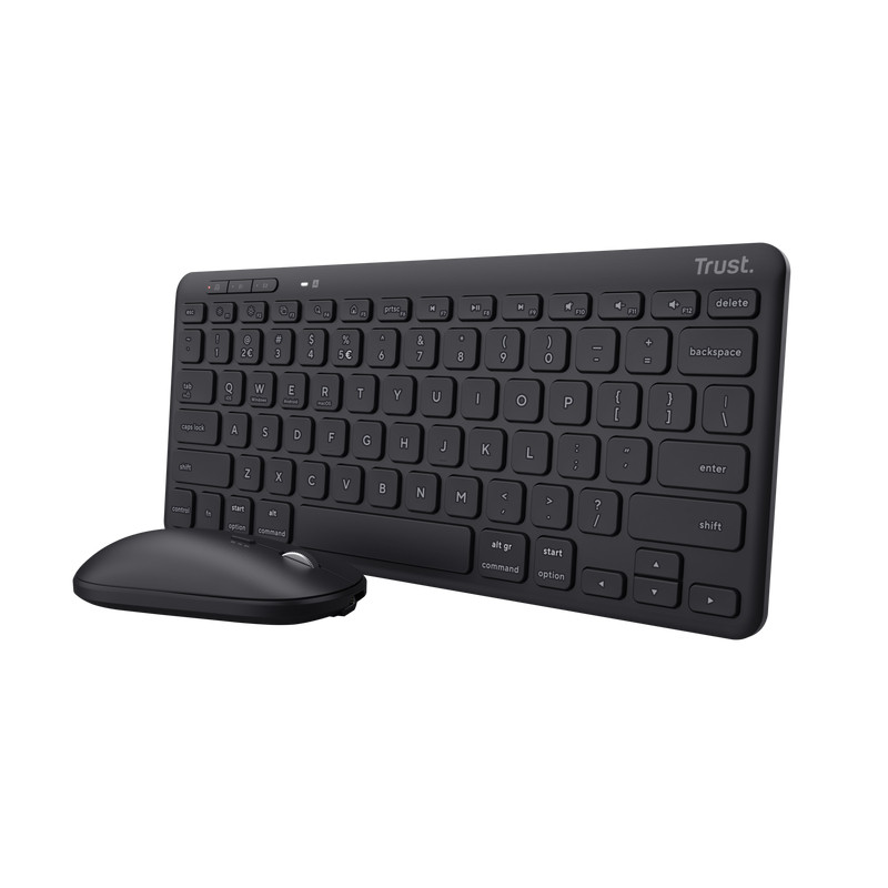 Trust 25061 - Pack TECLADO/RATON Inalambrico | APLIUM