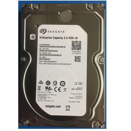 HDD 2TB, 3.5" 512N SEC,SAS