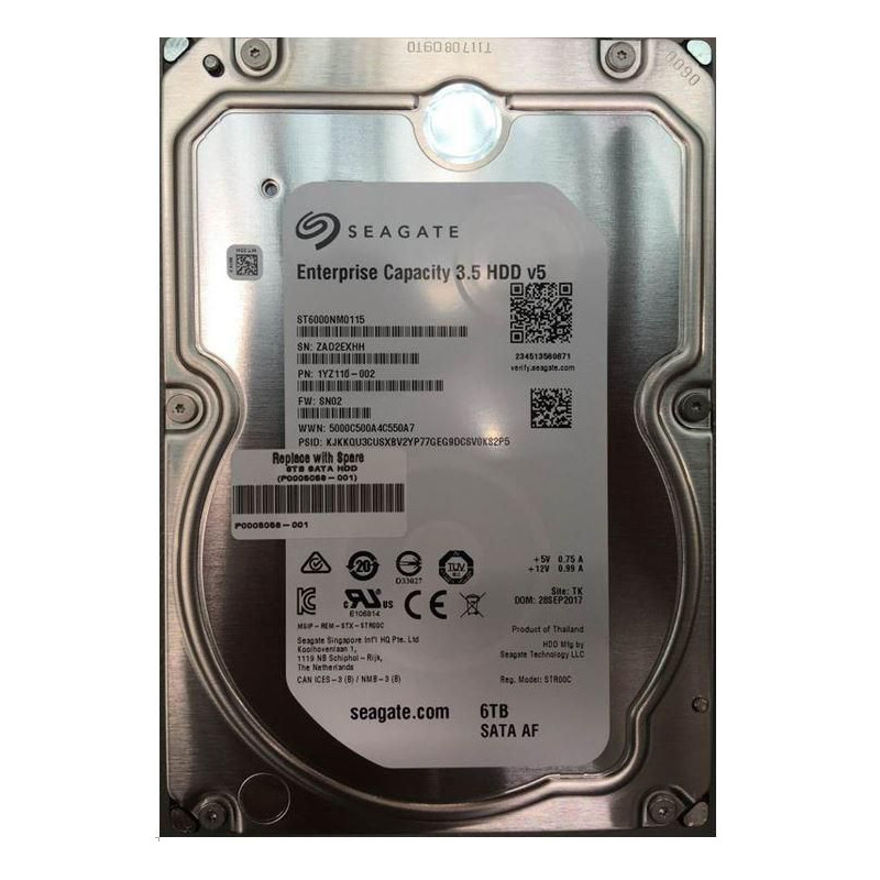 HDD 6TB, 3.5" 512E SEC SATA