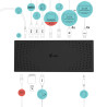 Universal USB 3.0/USB-C/THUNDERBOLT Quattro 4K | APLIUM