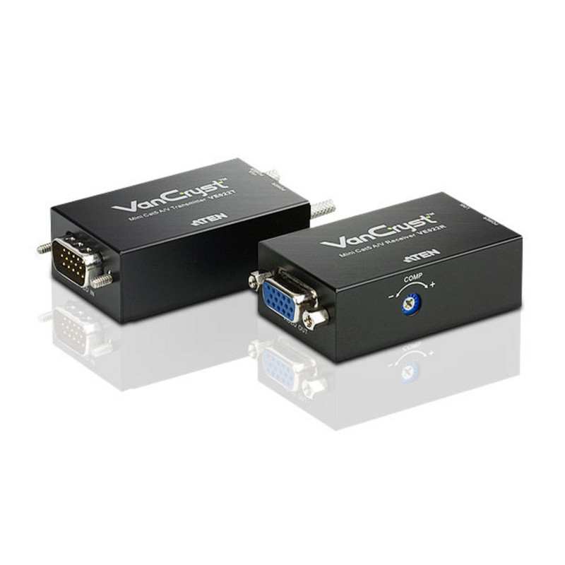 Mini VGA AUDIO/VIDEO Over CAT5E /6 Extender (150M) | APLIUM