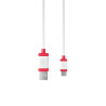 Cable 1.5 Braided White USB 2.0 USB A USB C | APLIUM