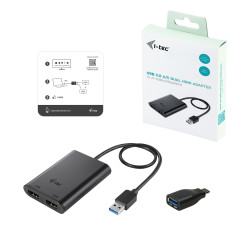 I-tec USB3.0 Dual 4K HDMI Adap . | APLIUM
