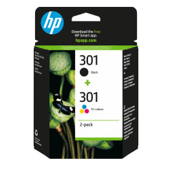 HP N9J72AE - Ink Cartridge No 301 B/C/M/Y Combo 2-PACK | APLIUM