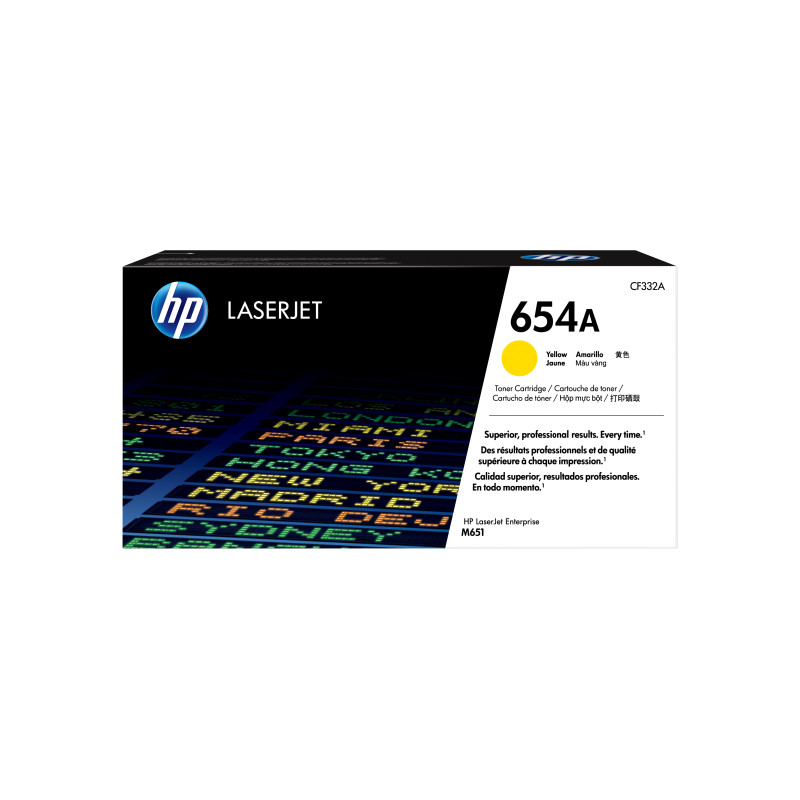Toner Cartridge 654A Yellow . | APLIUM