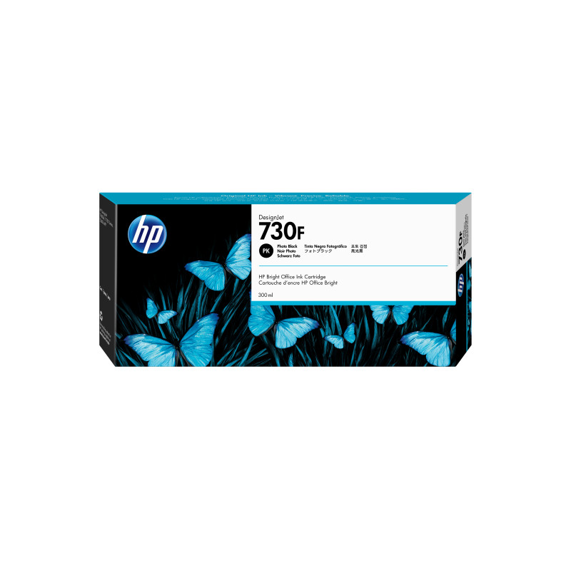 HP 730F 300-ML Photo Black DesignJet Ink Cartridge | APLIUM