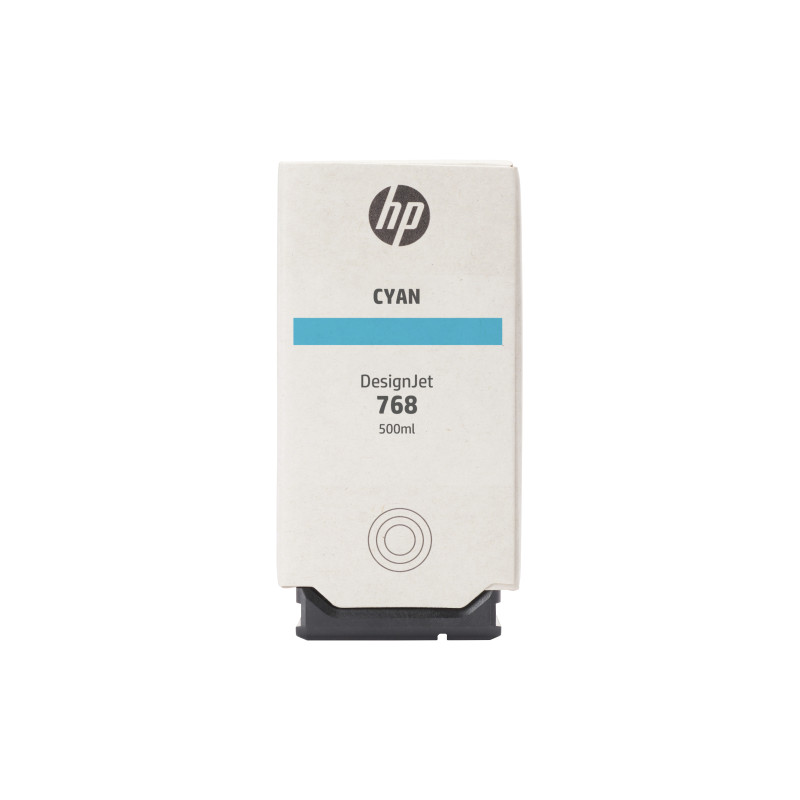 768 Cyan 500-ML DesignJet Ink Cartridge | APLIUM