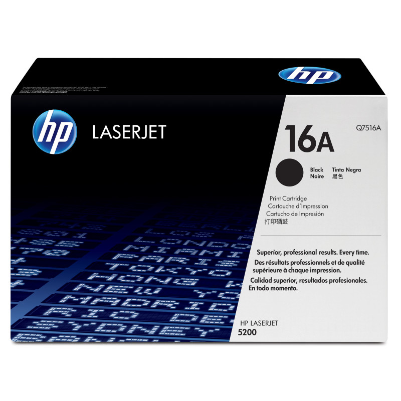 Toner Cartridge 16A Black Cartridge For Lj 5200 | APLIUM
