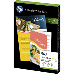 Ink Cartridge No 963 Cmy And A4 Paper Ovp Pack | APLIUM