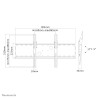 Wall Mount 37-85IN Fixed Lockab MAX50KG.VESA200X200TO865X480 | APLIUM