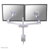Desk Mount Dual 10-30IN Silver MAX15KG.VESA75X75TO100X100MM | APLIUM