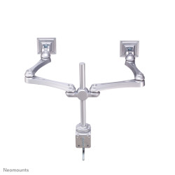 Desk Mount Dual 10-30IN Silver MAX15KG.VESA75X75TO100X100MM | APLIUM