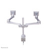 Desk Mount Dual 10-30IN Silver MAX15KG.VESA75X75TO100X100MM | APLIUM