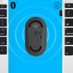 Pebble M350 Wireless Mouse Graphite 2.4GHZ/BT Emea | APLIUM