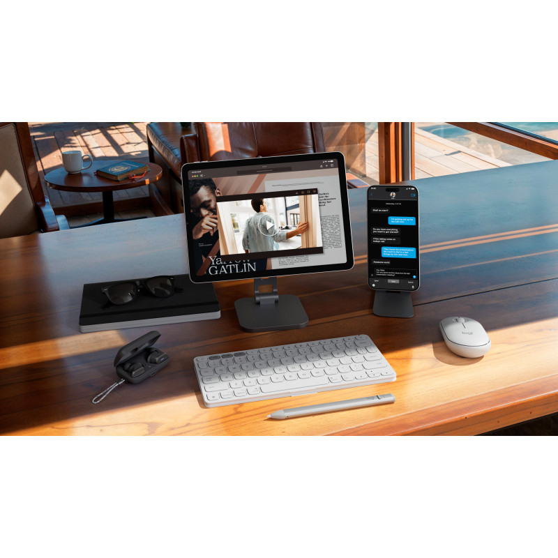Logitech 920-013011 - Keys-to-go 2 Pale Grey - Esp | APLIUM