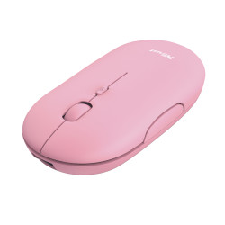 Trust 24125 - Raton Inalambrico Recargable Ultrafino Rosa | APLIUM