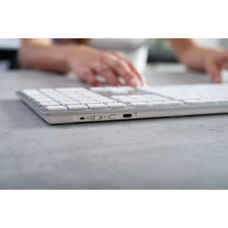 Kw 9100 Slim For Mac Keyboard Wireless Silver Uk-english | APLIUM