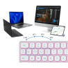 Coolbox TEC.INAL.RETLM.MOONLIGH Key B431 USBC+BT5.1+RF2.4G A | APLIUM