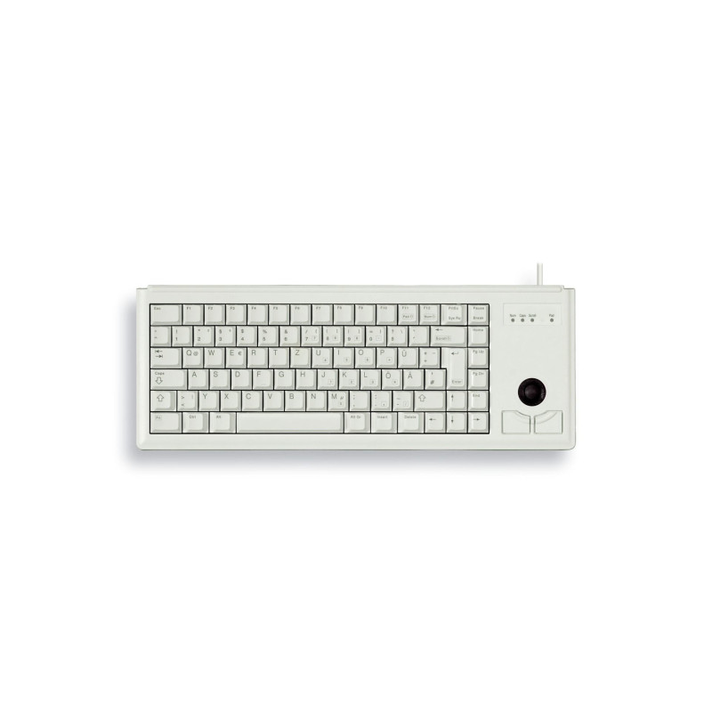 Compact-keyboard G84-4420 USB Trackball Us-engl Intl Grey | APLIUM