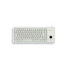 Compact-keyboard G84-4420 USB Trackball Us-engl Intl Grey | APLIUM