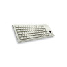Compact-keyboard G84-4420 USB Trackball Us-engl Intl Grey | APLIUM