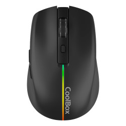 Coolbox W01 Black Wireless Mouse 1600DPI | APLIUM