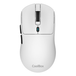 Coolbox W03 Ultralight White Mouse 10000DPI Wireless RF+BT | APLIUM