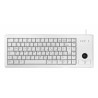 Keyboard USB Us Mx-gold Slimline Light Grey W/ Trackball | APLIUM