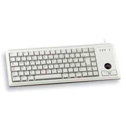 Keyboard USB Us Mx-gold Slimline Light Grey W/ Trackball | APLIUM