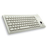 Keyboard USB Us Mx-gold Slimline Light Grey W/ Trackball | APLIUM