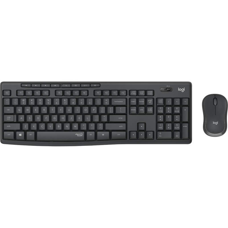 MK295 Silent Wireless Combo Graphite - Heb - Intnl | APLIUM