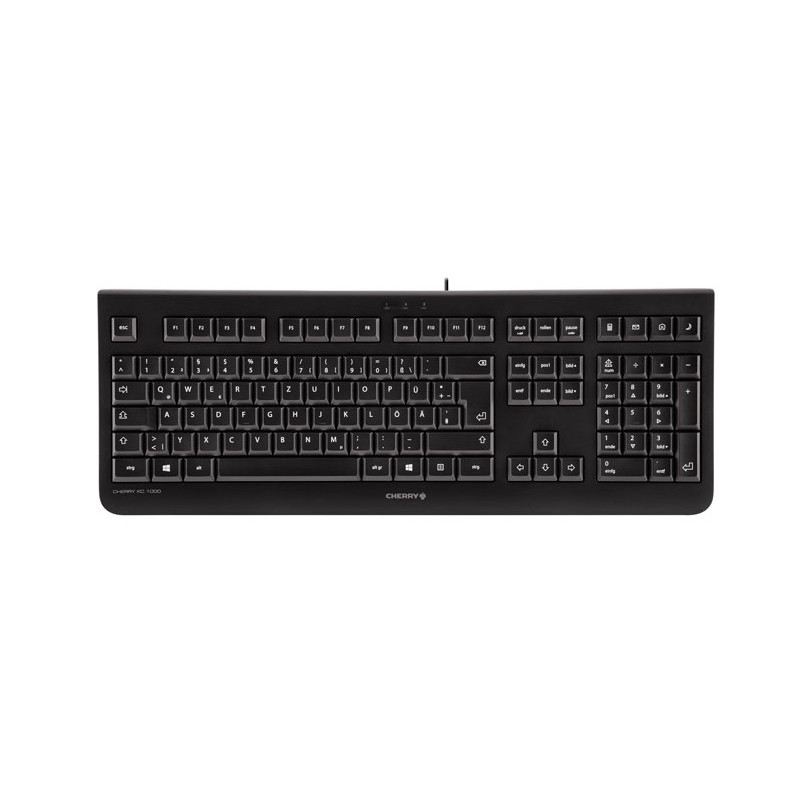 Cherry Kc 1000 Black Keyboard USB Swiss | APLIUM