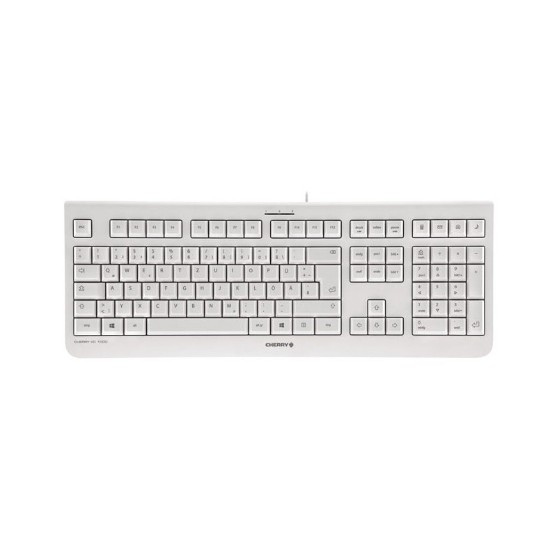 Cherry Kc 1000 Grey Keyboard USB Swiss | APLIUM