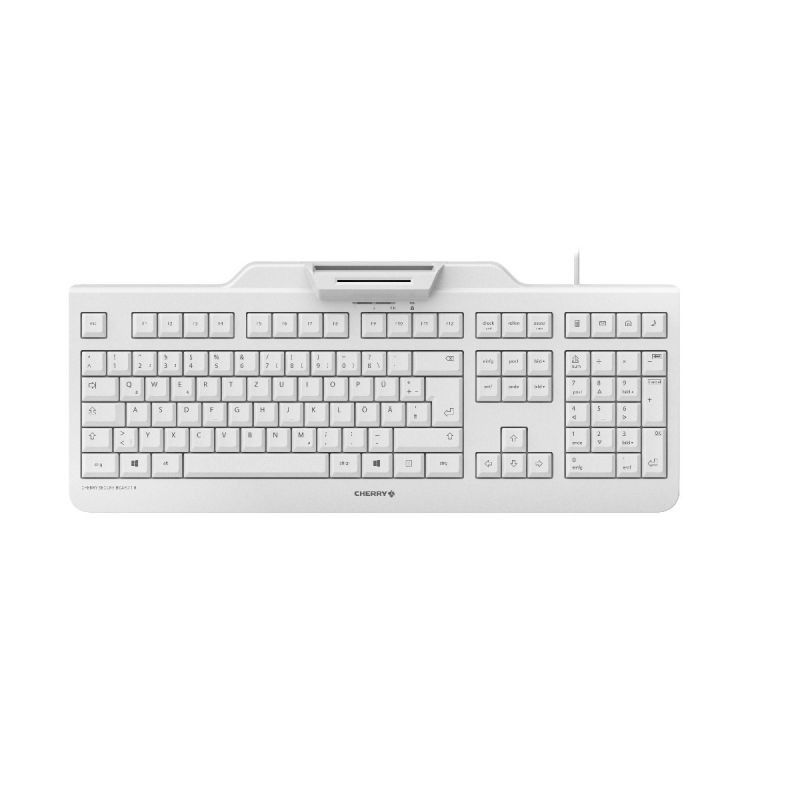 Cherry Secure Board 1.0 Grey Contactless Smartcard Keyboard | APLIUM