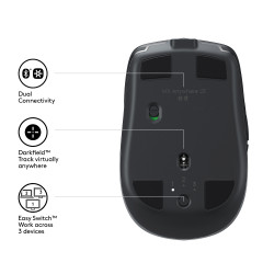 Mx Anywhere 2S Wrlsmobile Mouse Graphite - Emea | APLIUM